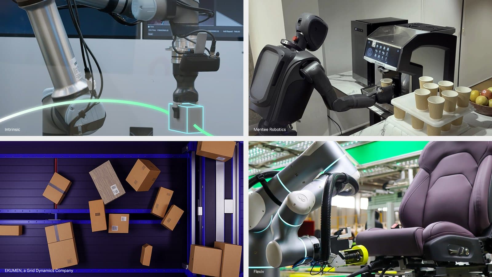 NVIDIA Isaac ROS 5.0 announcement graphic for ROSCon 2026, a robot arm and sensor stack on a dark background.